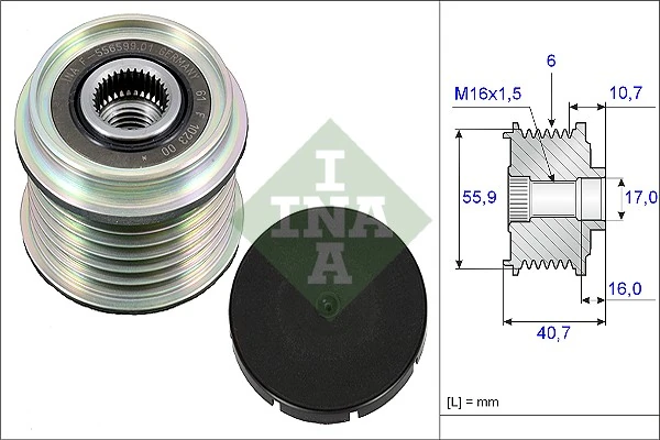 Alternator Freewheel Clutch
